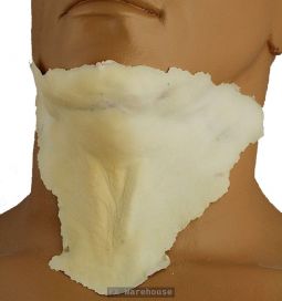 Double Chin Foam Latex Prosthetic